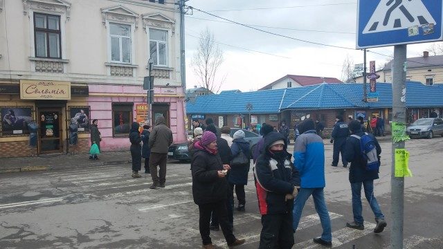 На Прикарпатті мітингують торговці