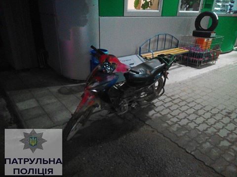 Патрульні виявили водія, який нетверезим кермував мотоциклом (ФОТО)
