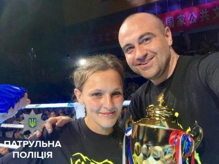 Франківська патрульна знову виборола Кубок України з тайського боксу (ВІДЕО)