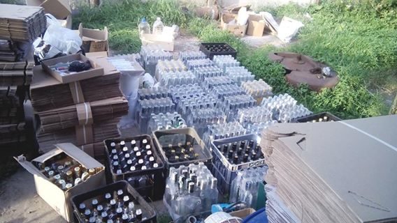 У Франківську викрили підпільний цех з виготовлення алкоголю (ФОТО)