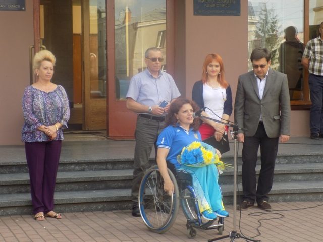 Снятинщина урочисто провела Ірину Волинець у Бразилію на Параолімпійські ігри  (ФОТО)