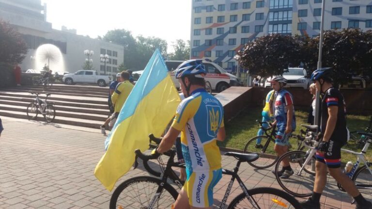В Івано-Франківську стартував велопробіг (ФОТО)
