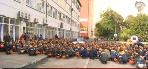 Як страйкували працівники Бурштинської ТЕС (ВІДЕО)