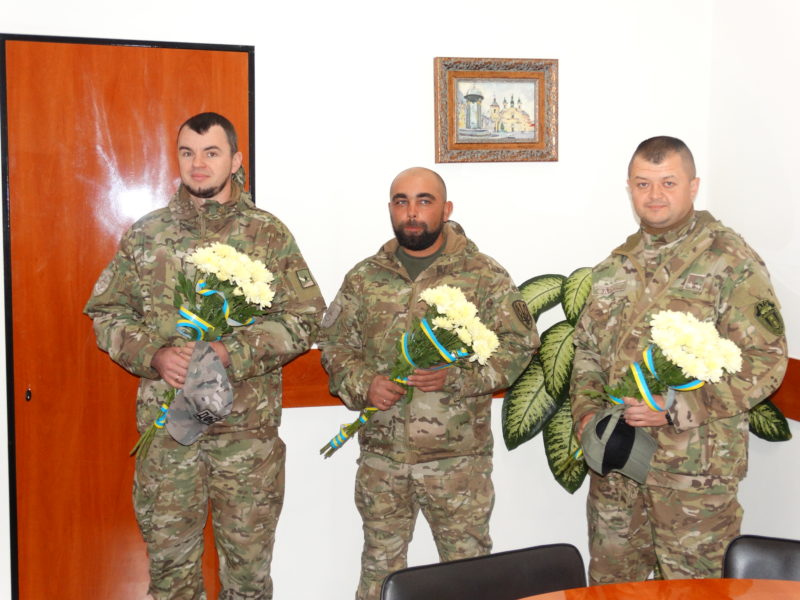 Прикарпатські податківці зустріли колег, які повернулися із зони АТО