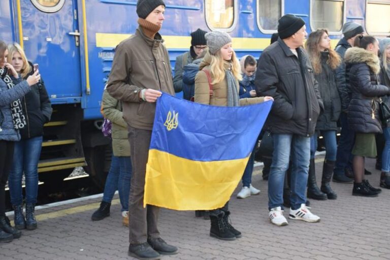 До Івано-Франківська прибув Потяг єднання України (ФОТО)