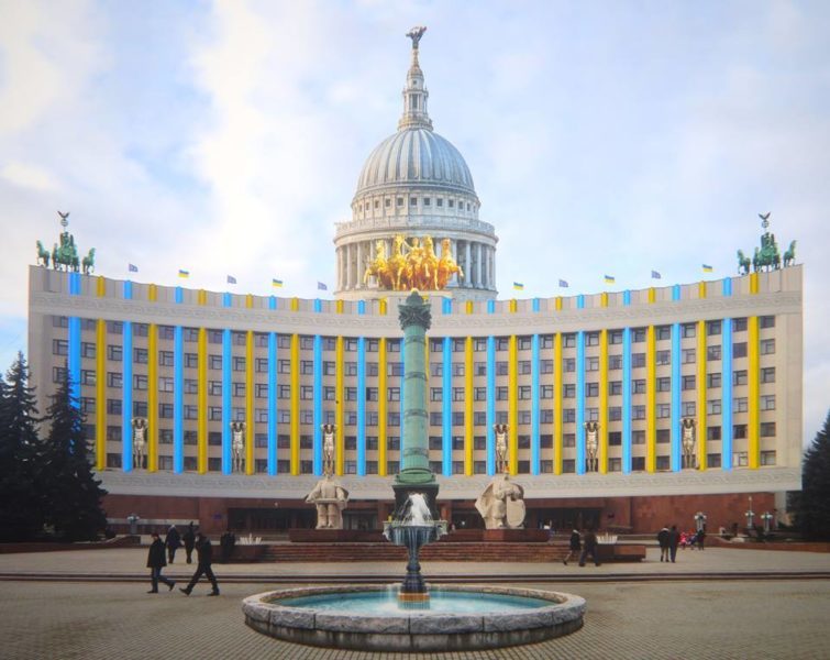 Франківський архітектор запропонував “прикрасити” колісницями та куполом “білий дім” (ФОТОФАКТ)