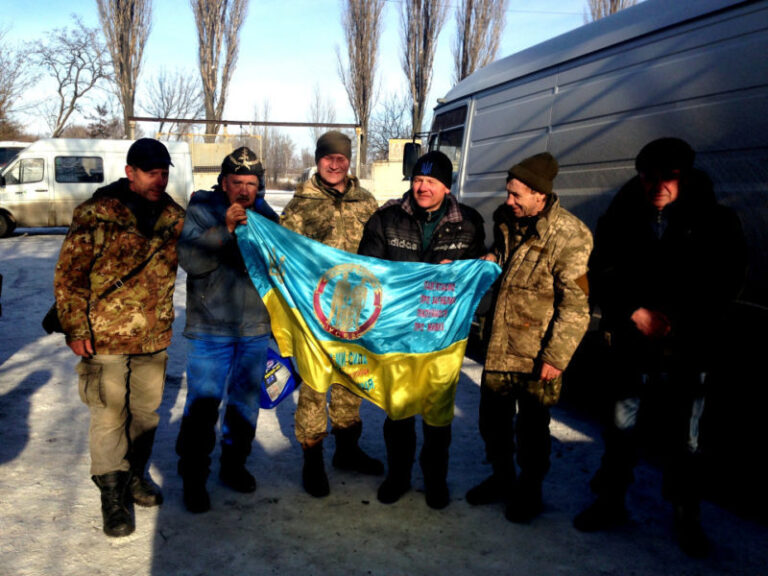 Бійці АТО отримали благодійну допомогу від небайдужих мешканців Тлумацького району