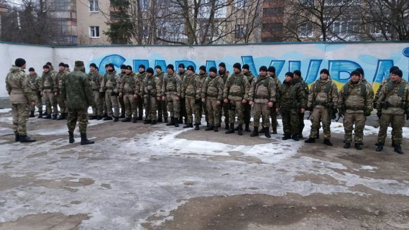 Бійці батальйону «Івано-Франківськ» знову вирушили на Донеччину (ФОТОФАКТ)