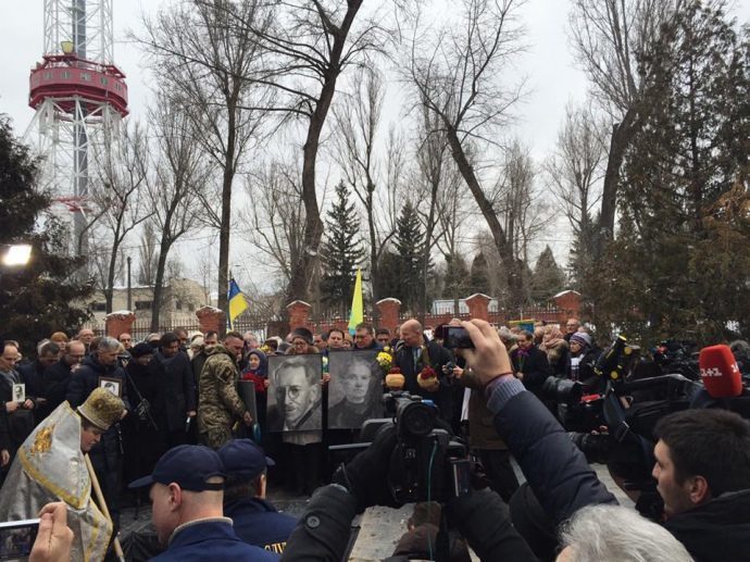 У Києві перепоховали Олександра Олеся (ФОТОФАКТ)