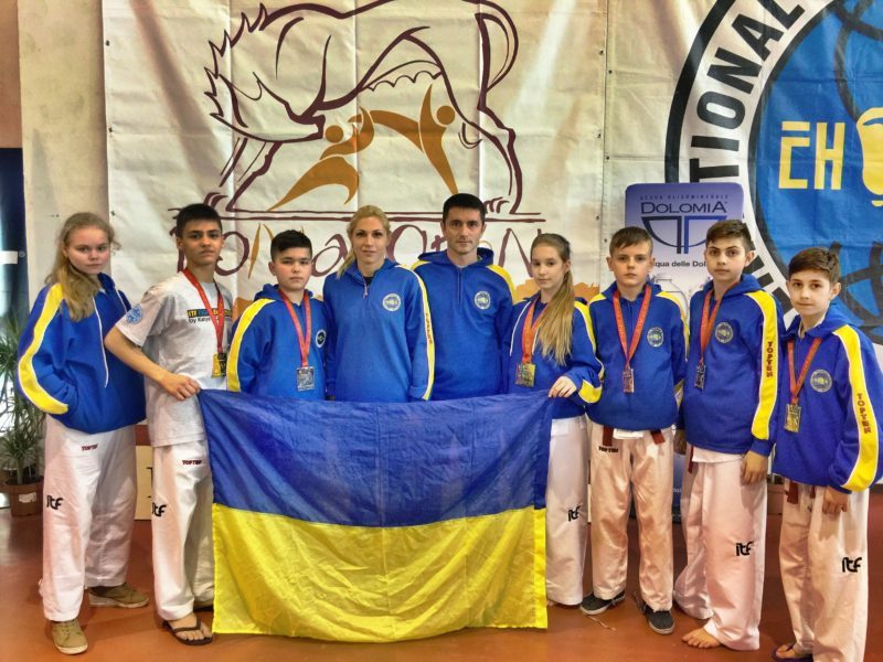 Франківські таеквондисти здобули перші місця на турнірі у Римі (ФОТО)