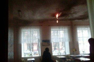 Сьогодні в одній із франківських шкіл горів клас (ФОТО)