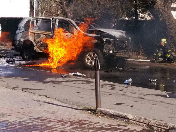 Теракт у Маріуполі: підірвали заступника начальника донецької контррозвідки (ФОТО, ВІДЕО)