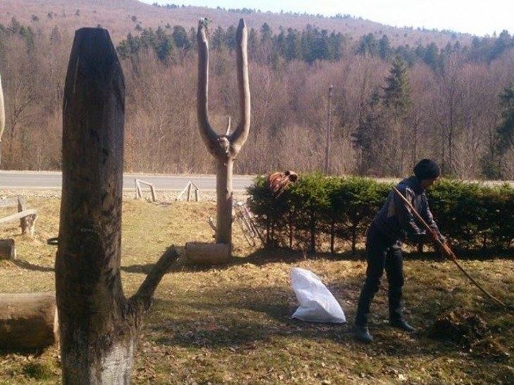 Національний парк “Гуцульщина” прибрали від сміття (ФОТО)