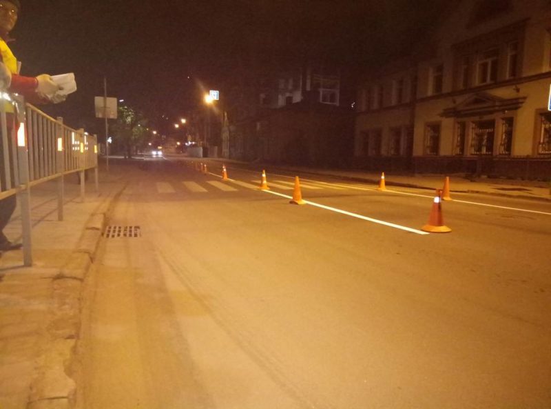 У цьому році 13 вулиць отримають пластикову розмітку
