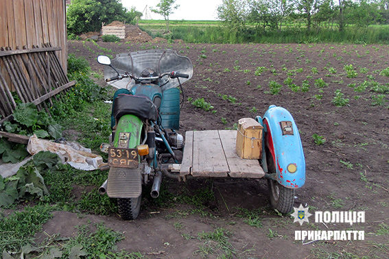 Прикарпатець вкрав у знайомого мотоцикл