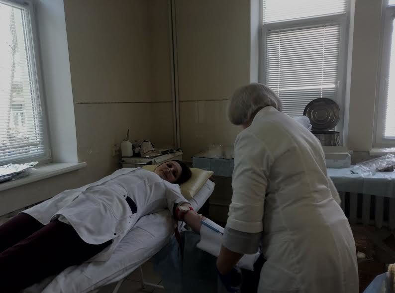 В івано-франківській  поліклініці провели День донора