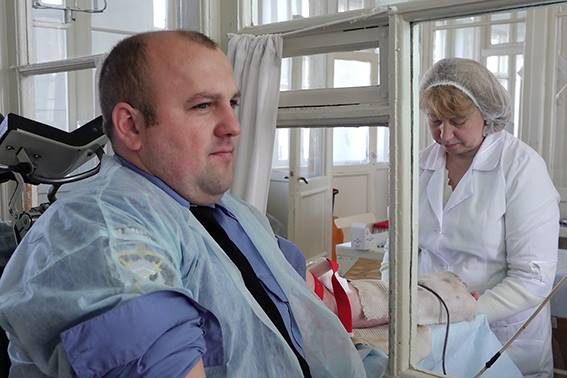 Прикарпатські поліціянти здали кров для постраждалих в ДТП