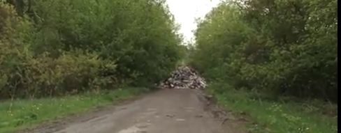 На Прикарпатті знайшли чергову партію львівського сміття (ВІДЕО)