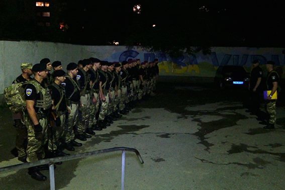 Із зони АТО повернулися додому 35 франківських поліціянтів (ФОТО)
