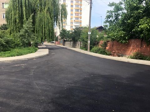 Вулицю Нову відремонтували в обласному центрі (ФОТО)