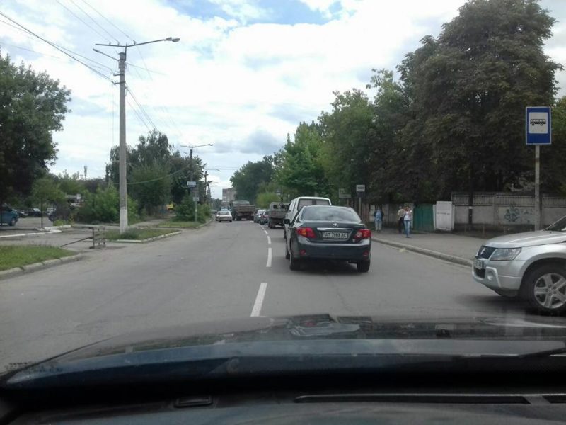 На Петлюри внаслідок ДТП утворився затор (ФОТО)