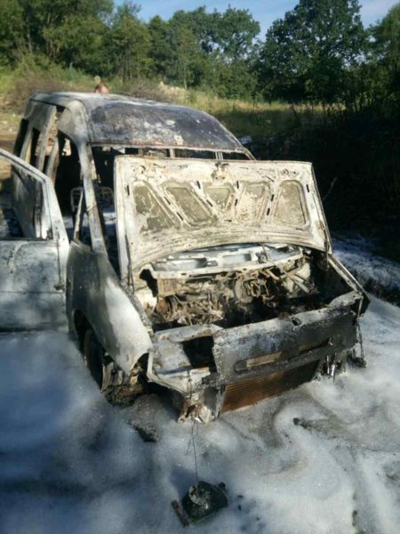 У Долині горіли дві автівки (ФОТО)