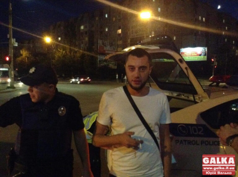 П’яний водій після ДТП і втечі на Каскаді став “пішоходом” (ФОТО, ВІДЕО)