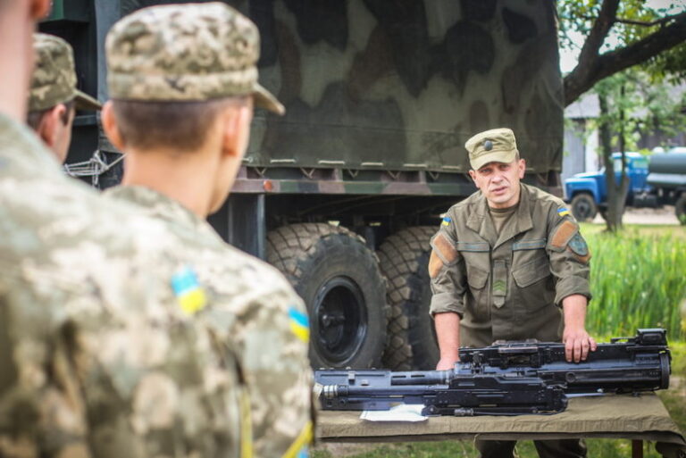 Франківські нацгвардійці навчали студентів військової кафедри (ФОТО)
