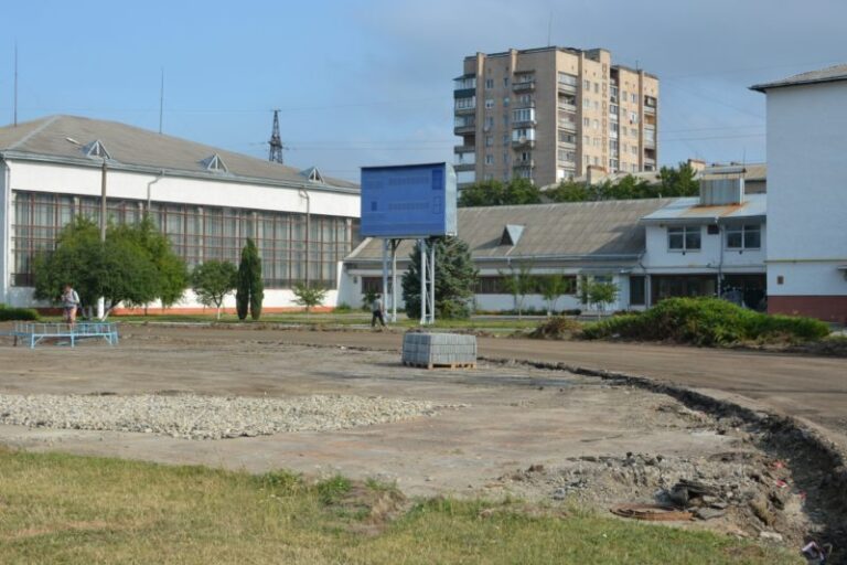Завершився перший етап робіт з реконструкції франківського стадіону (ФОТО)