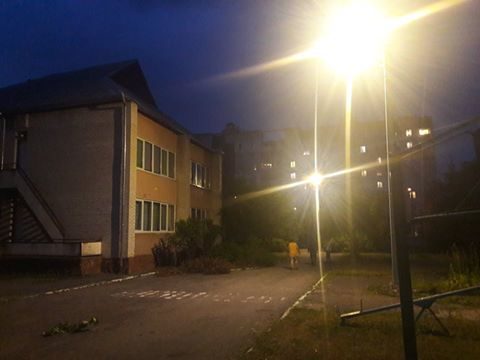 У Франківську освітили територію ще одного дитсадка (ФОТО)