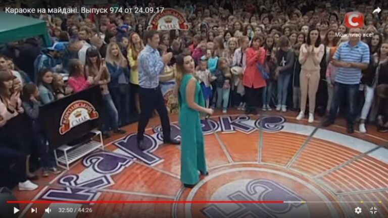 Прикарпатка виконала новий хіт у програмі “Караоке на майдані” (ВІДЕО)