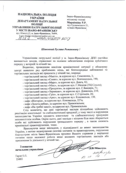 список