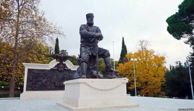 В окупованому Криму Путін відкрив пам’ятник російському царю