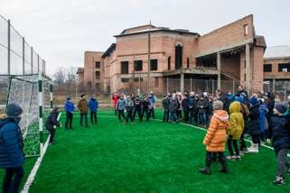 Майданчик зі штучним покриттям відкрили на Коломийщині