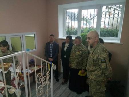 На Прикарпатті відкрили оновлений військкомат