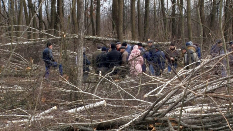 На Надвірнянщині люди обурені діями місцевого агролісгоспу (ВІДЕО)