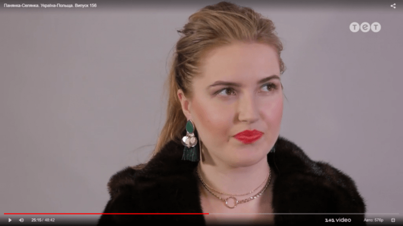 Дівчина з Калуша знялася у програмі “Панянка-селянка” (ВІДЕО)