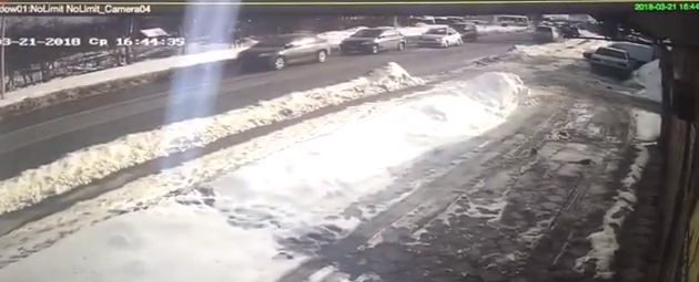 Потрійна ДТП сталася на Набережній (ВІДЕО)