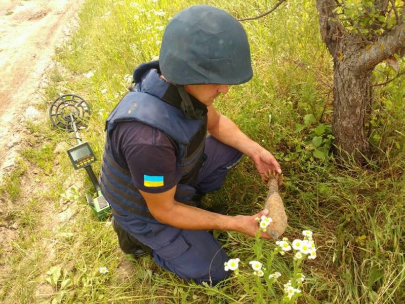 Осколкову гранату та міну часів Другої світової війни знайшли на Прикарпатті