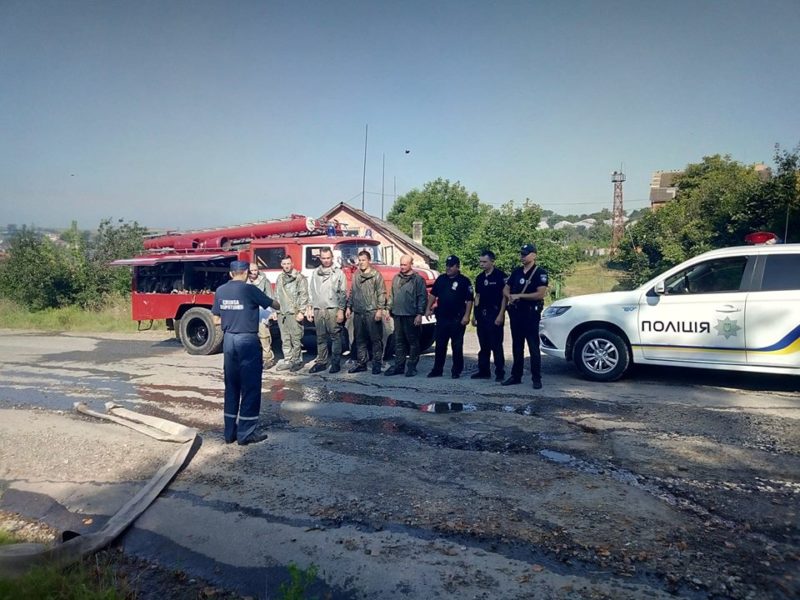 У Рогатині провели навчання з ліквідації наслідків надзвичайних ситуацій (ФОТО)