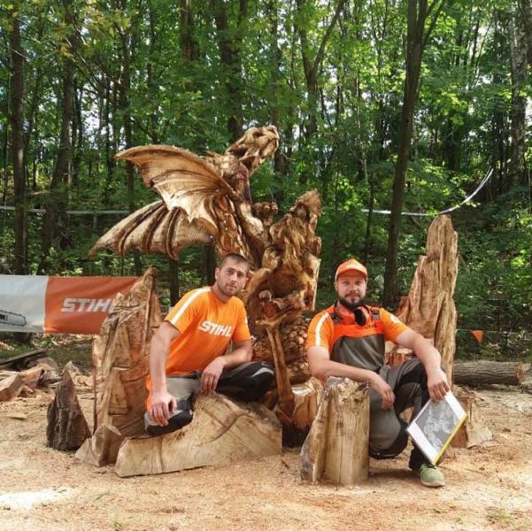 Прикарпатці позмагалися у чемпіонаті скульпторів «STIHL Carving Cup 2018» (ФОТО)