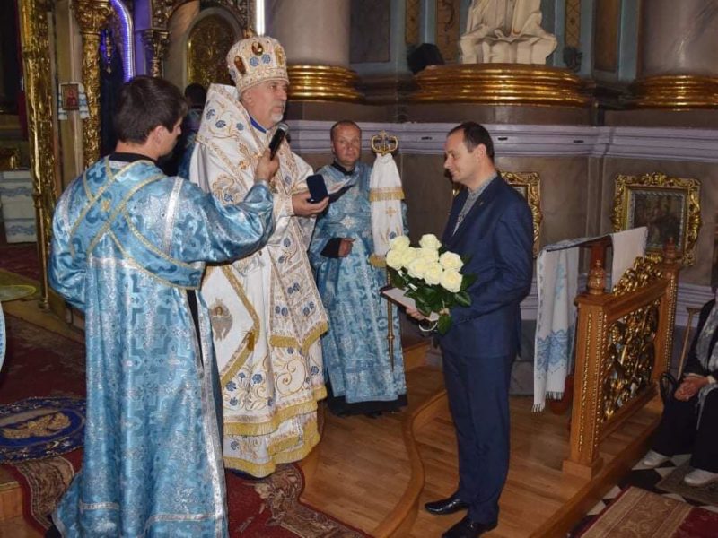 Меру Івано-Франківська вручили орден Святого Апостола Андрія Первозванного І ступеня (ФОТО)