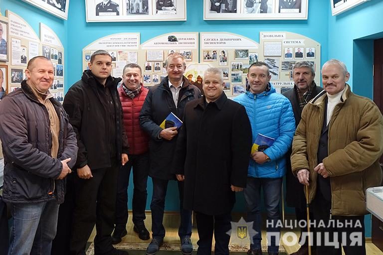 Польські правоохоронці відвідали музей прикарпатської поліції (ФОТО)