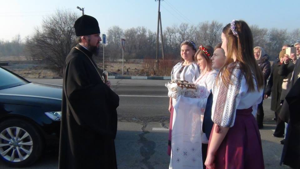 Як прикарпатці главу ПЦУ Епіфанія зустрічали (ФОТО, ВІДЕО)