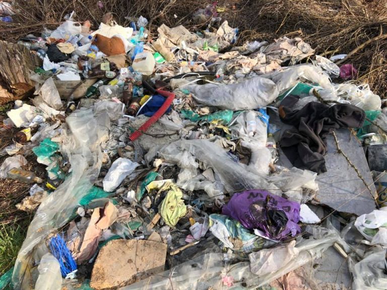 Комунальники показали, як “свідомі” франківці забруднили зелену зону біля відстійника міського озера (ФОТО)