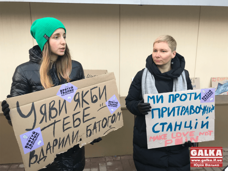 У Франківську небайдужі вийшли проти виставки диких тварин. Її скасували (ФОТО)