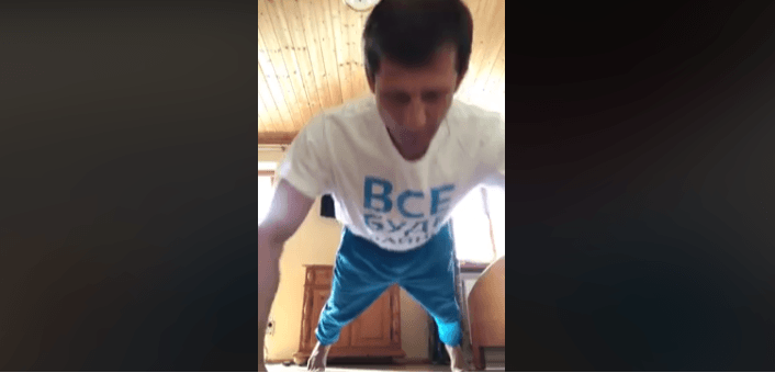 Голова облради похизувався, як вміє віджиматися (ВІДЕО)