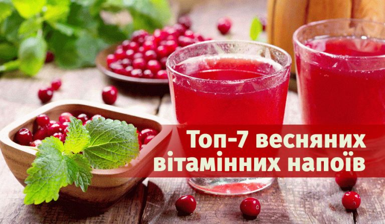Галка рекомендує: 7 весняних вітамінних напоїв
