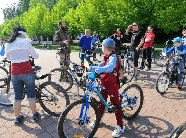 У Городенці загиблого атовця вшанували велопробігом (ФОТО)