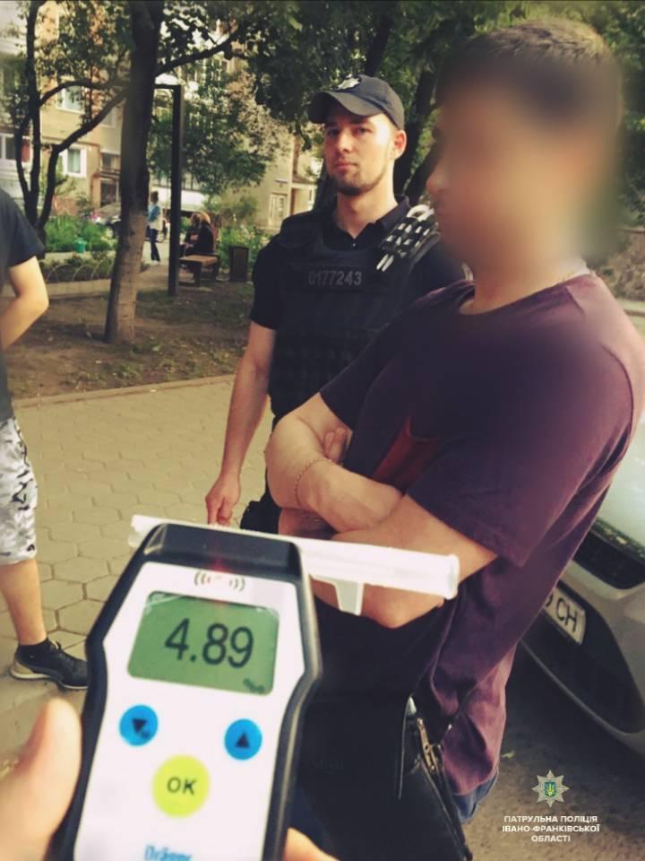 Повторив рекорд: у Франківську спіймали дуже п’яного водія (ФОТО)